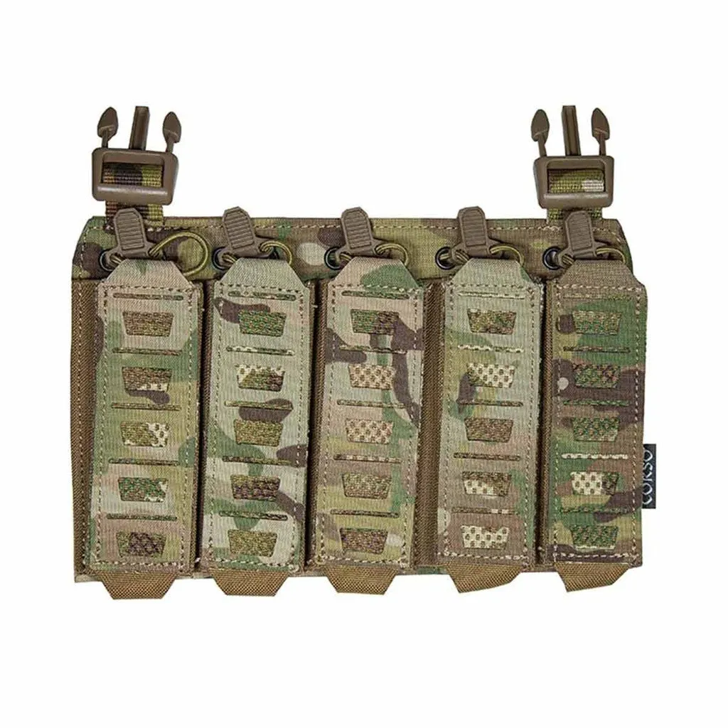 Porte Chargeur Frontal Mp5 / Mp7 Molle Pour Gilet Tactique Multicam -0