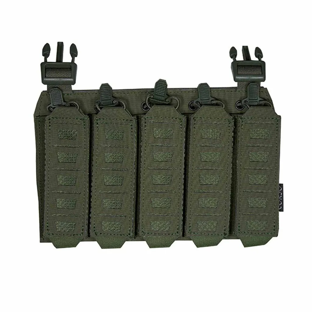 Porte Chargeur Frontal Mp5 / Mp7 Molle Pour Gilet Tactique Ranger Green -0