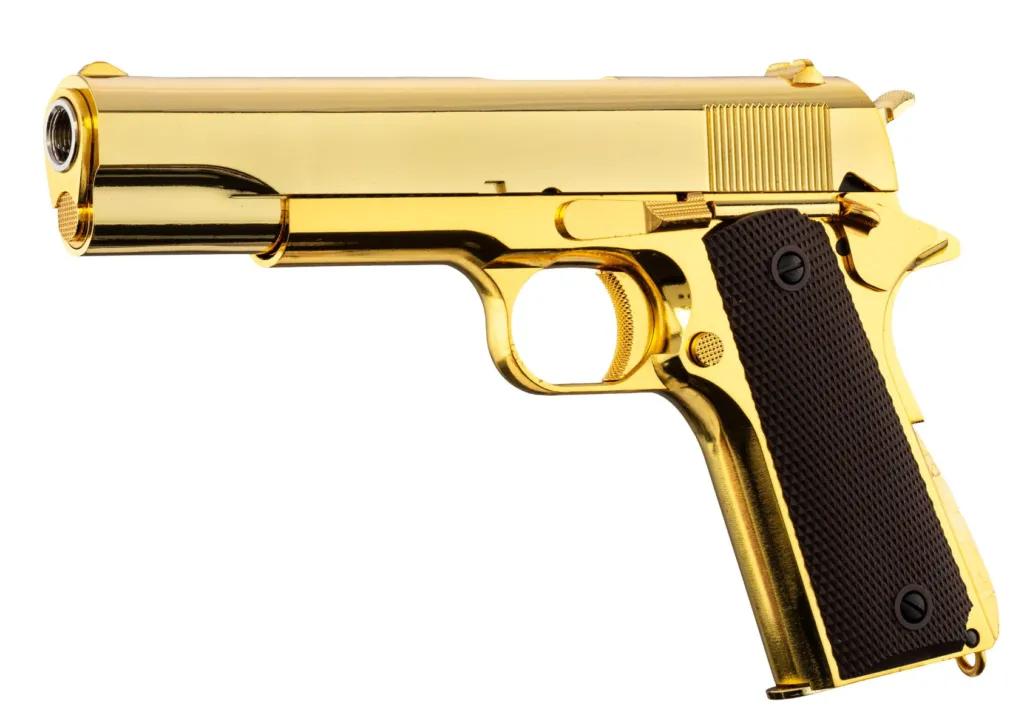 Réplique GBB 1911 Gold Golden Eagle-0