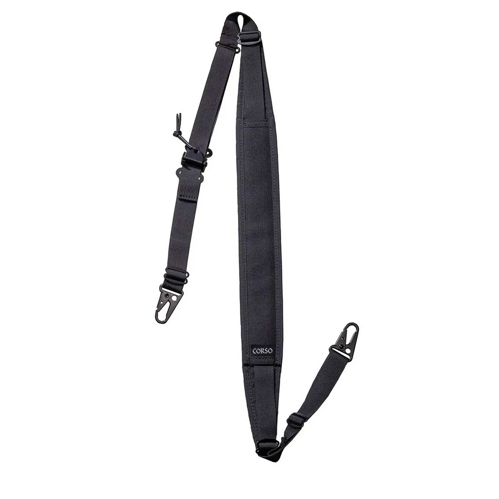 Sangle Tactique Crossbones Mk1 - 1 Ou 2 Points Noir - Corso Tactical -0