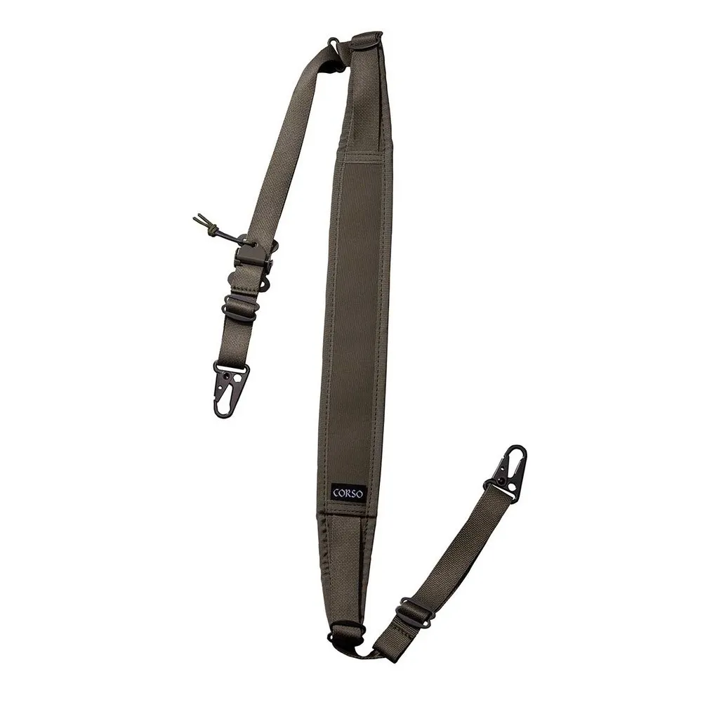 Sangle Tactique Crossbones Mk1 - 1 Ou 2 Points Ranger Green- Corso Tactical -0