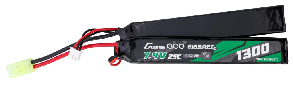 Batterie Lipo 2S 7.4V 1300mAh 25C 2 sticks Genspow-0