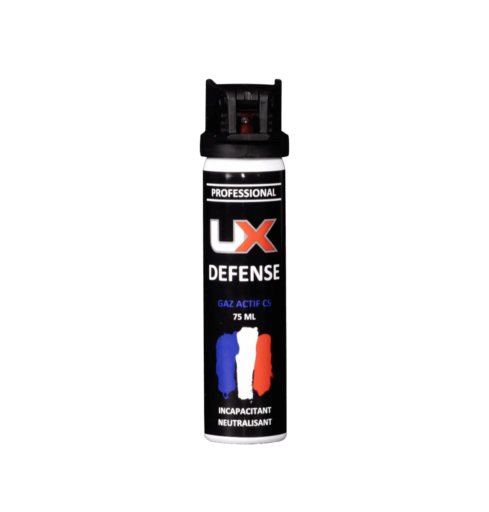Bombe Ux 75Ml Gaz Cs Capot Clapet-0
