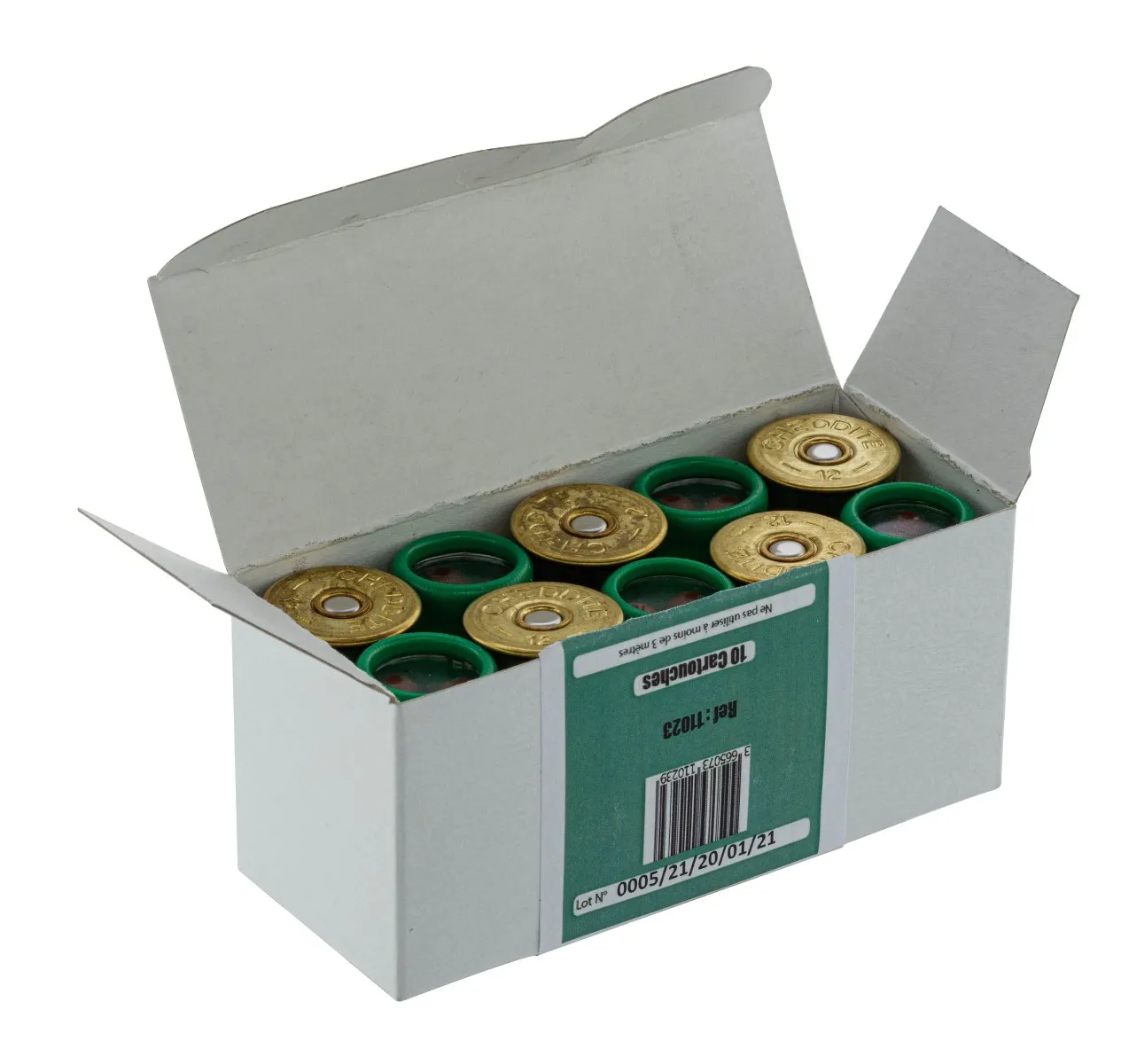 Mini Gomm-cogne Chevrotines Calibre 12/50 Boite de 10-470193