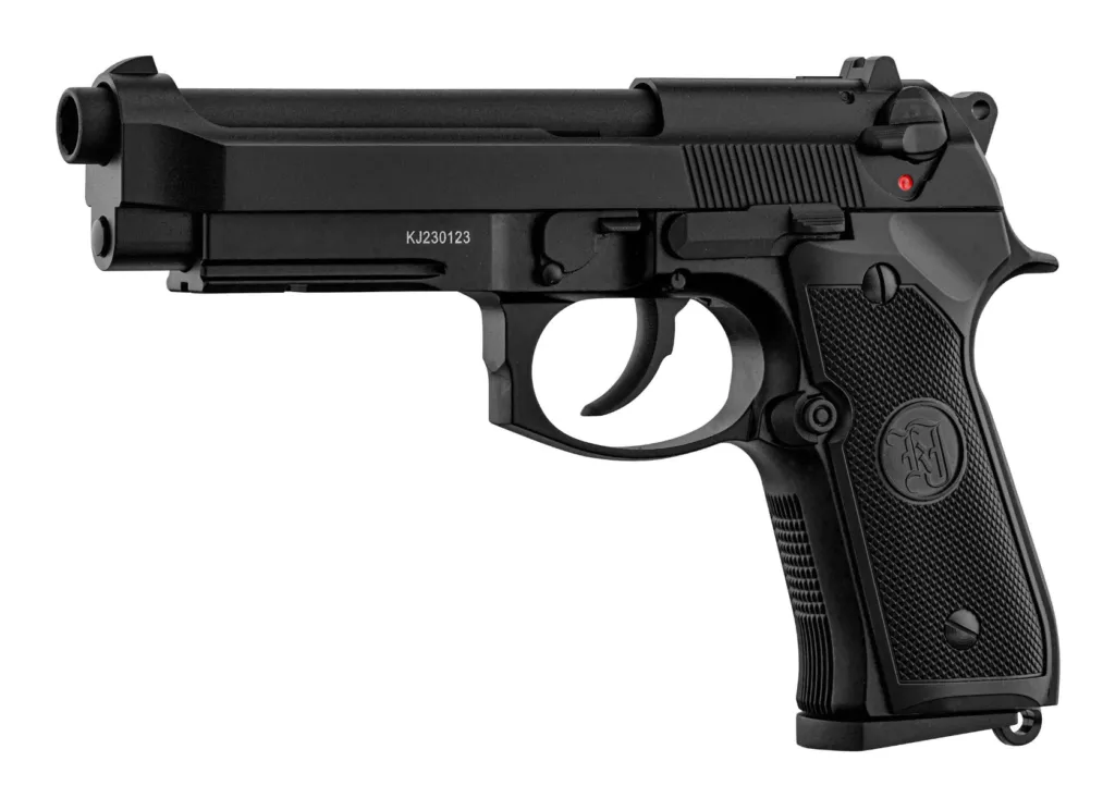 Pistolet Airsoft KJ Works M9A1 Full Métal Gaz Noir 6mm-0