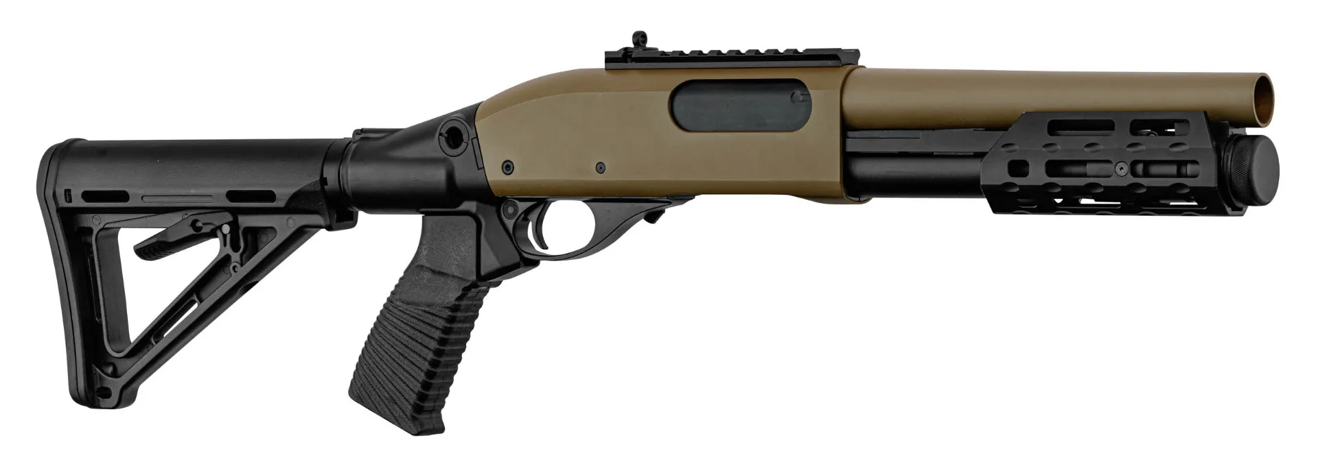 Réplique Fusil à Pompe M870 avec crosse Golden Eagle à Gaz-470908