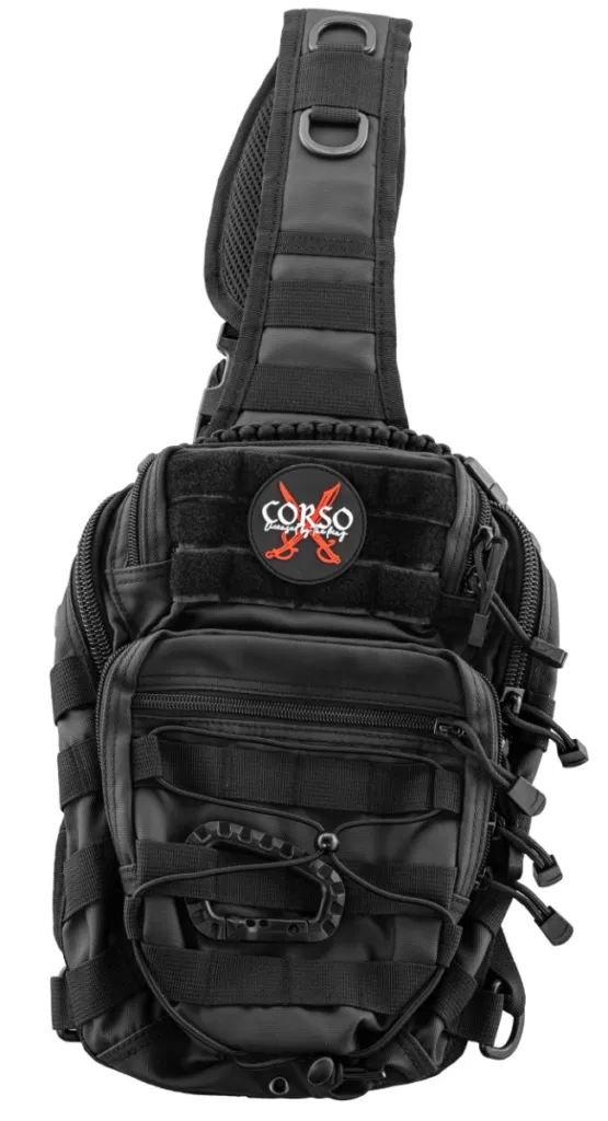 Sac bandoulière airsoft Corso - Nylon tactique-0