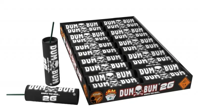 DUM BUM 2G Edition |Paquet de 20 pétards puissants-0