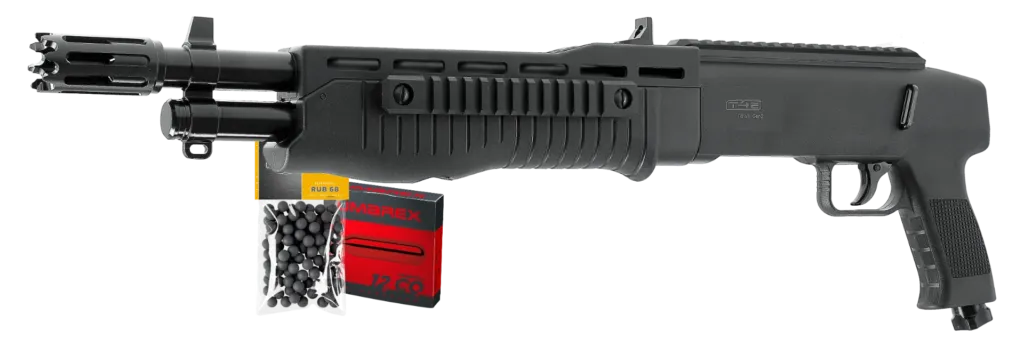 Pack Pret A Tirer T4E Tb68 Gen2 Cal 68 - 16 J (100 Billes, 5 Cart Co2)-0