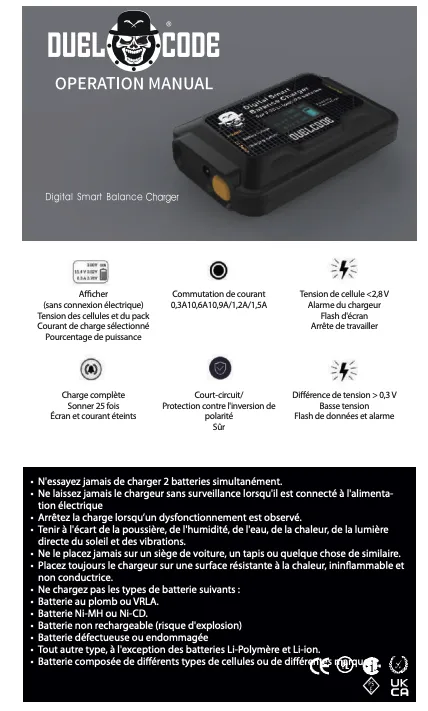Chargeur Équilibré Intelligent Duel Code-471647