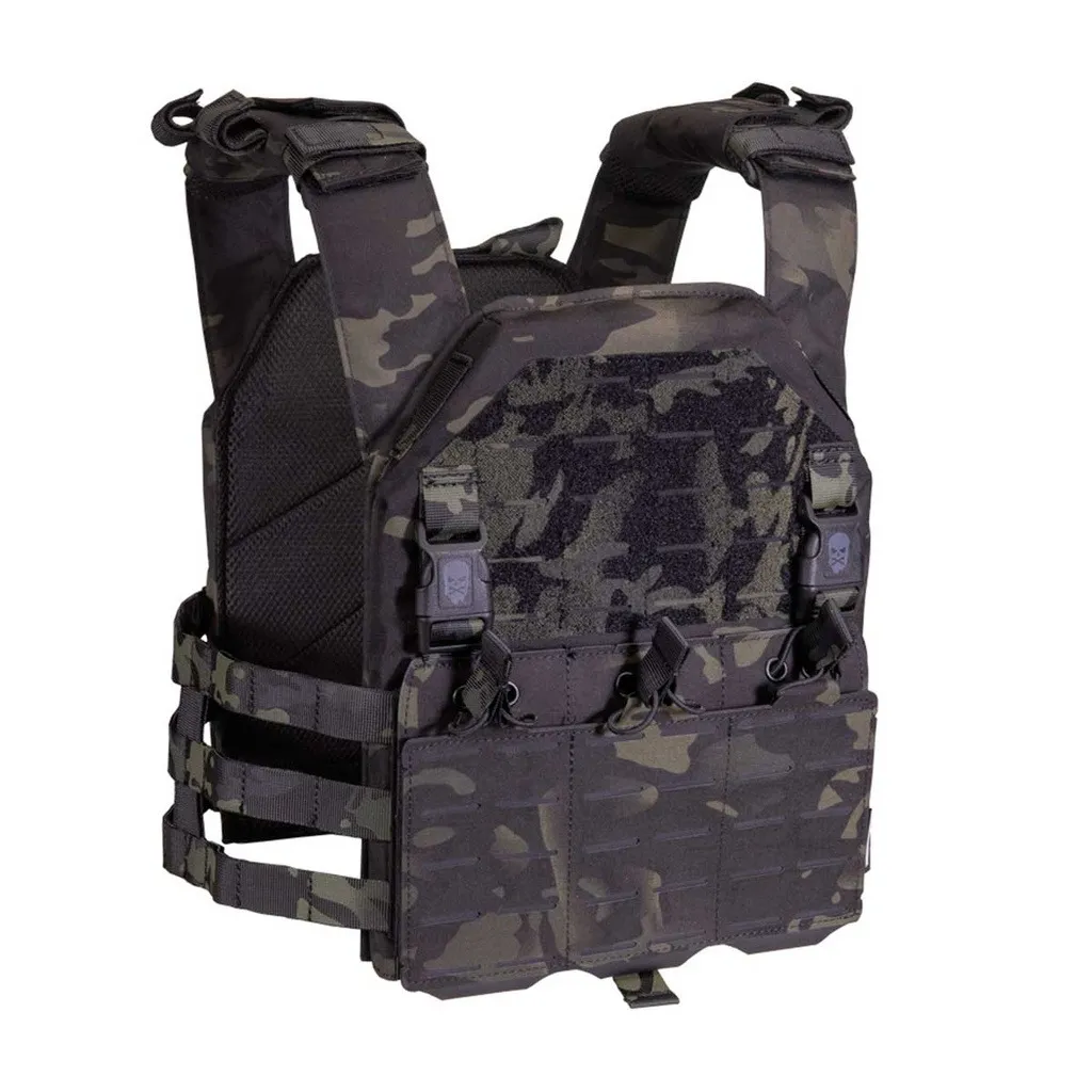 Gilet porte-plaques Drake MK3 Multicam Noir - Corso Tactical-471681