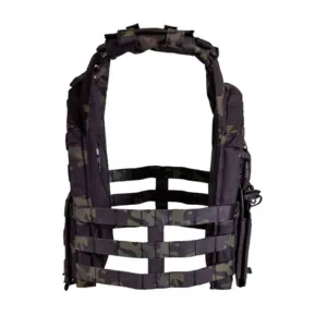 Gilet porte-plaques Drake MK3 Multicam Noir - Corso Tactical-0