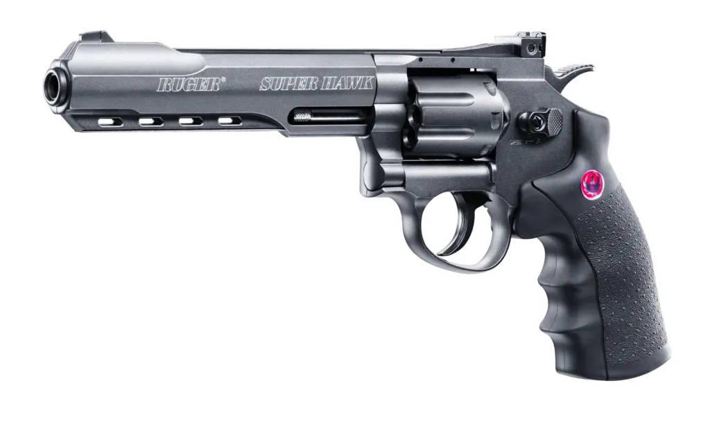Revolver Airsoft Ruger 6 Pouce super Hawk Noir-0
