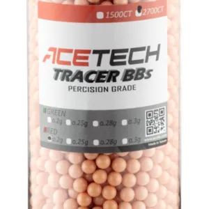 Billes Acetech Tracer 0.20g x 2700 rouges bouteille-0