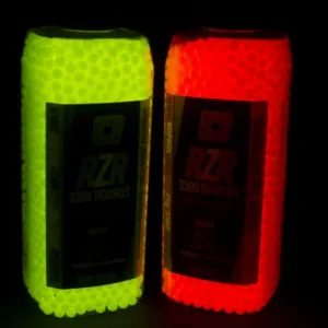 Billes Airsoft 6mm RZR 0.25g bouteilles 3500 bbs TRACER rouges-0