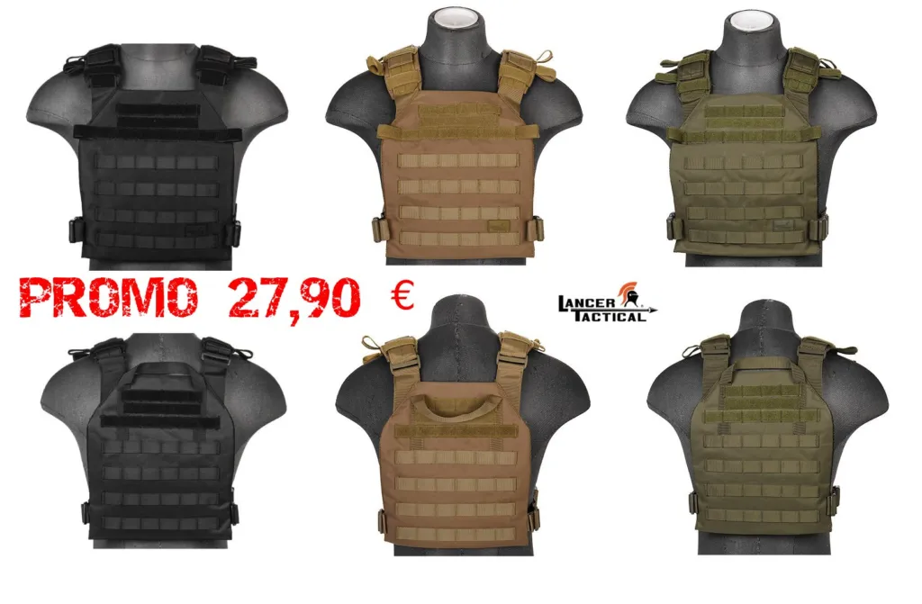 Gilet léger Plate carrier 1000D 3 coloris-0