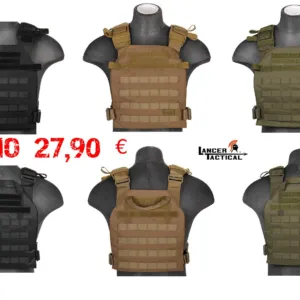 Gilet léger Plate carrier 1000D 3 coloris-0