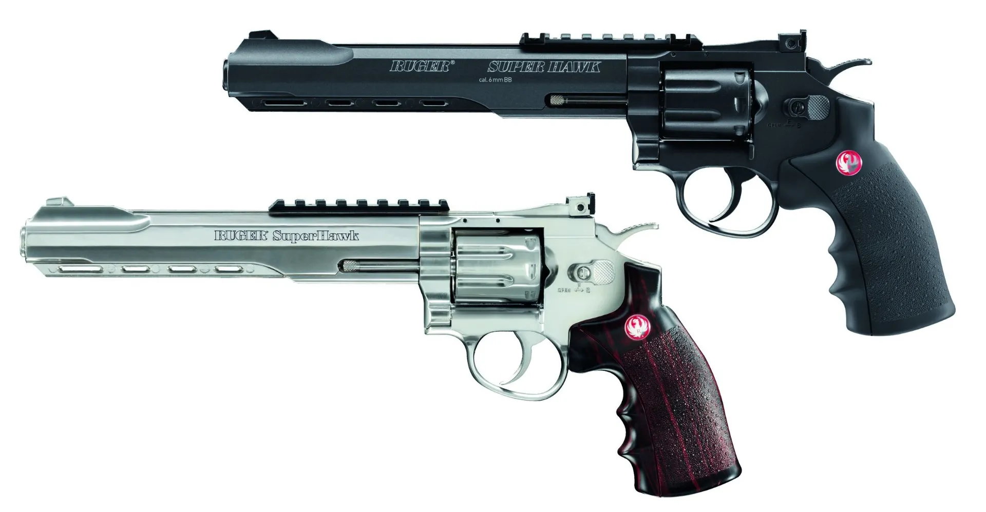 Réplique revolver Super Hawk 8 Pouces CO2 Noir-471942