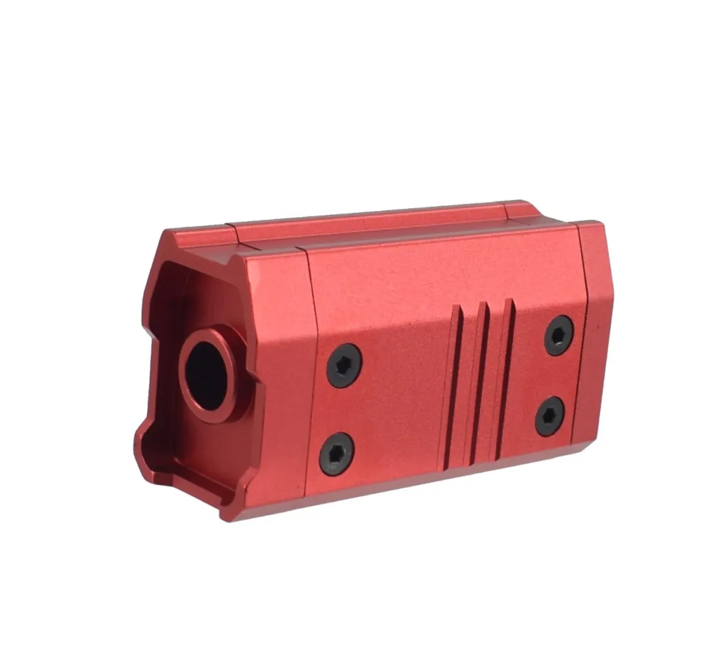 Garde Main Silencieux Rouge Court 70Mm-0
