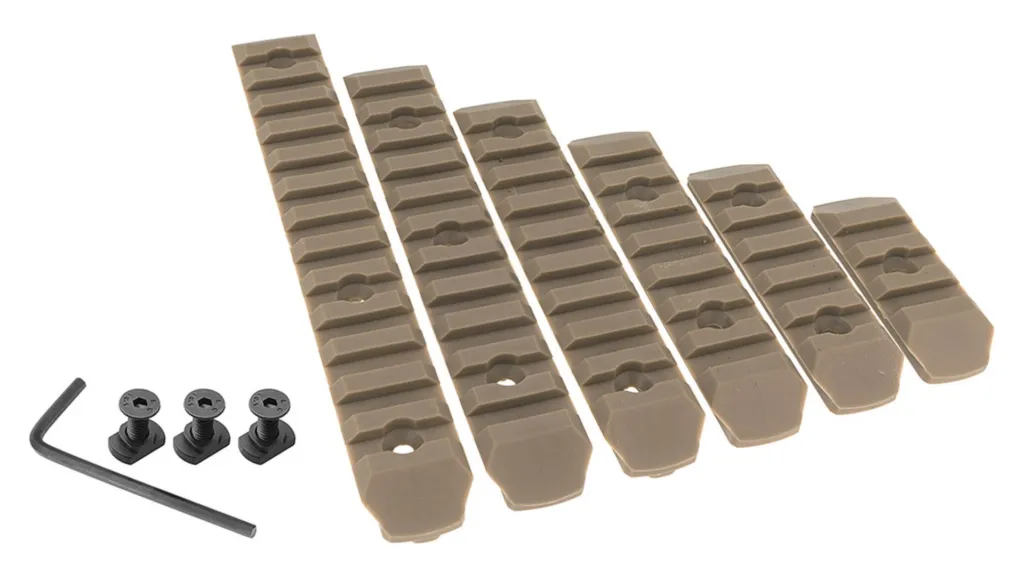 Set De 6 Rails M-lock Nylon Bo Manufacture Tan-0