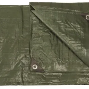 Bâche agricole olive 2.85x4 m avec oeillets-0