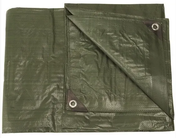 Bâche agricole olive 2.85x4 m avec oeillets-0