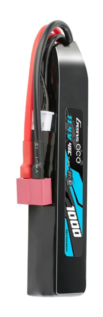 Batterie Lipo Gens Ace 1000Mah – 45C – 11.4V Hv – Connecteur Deans T-0