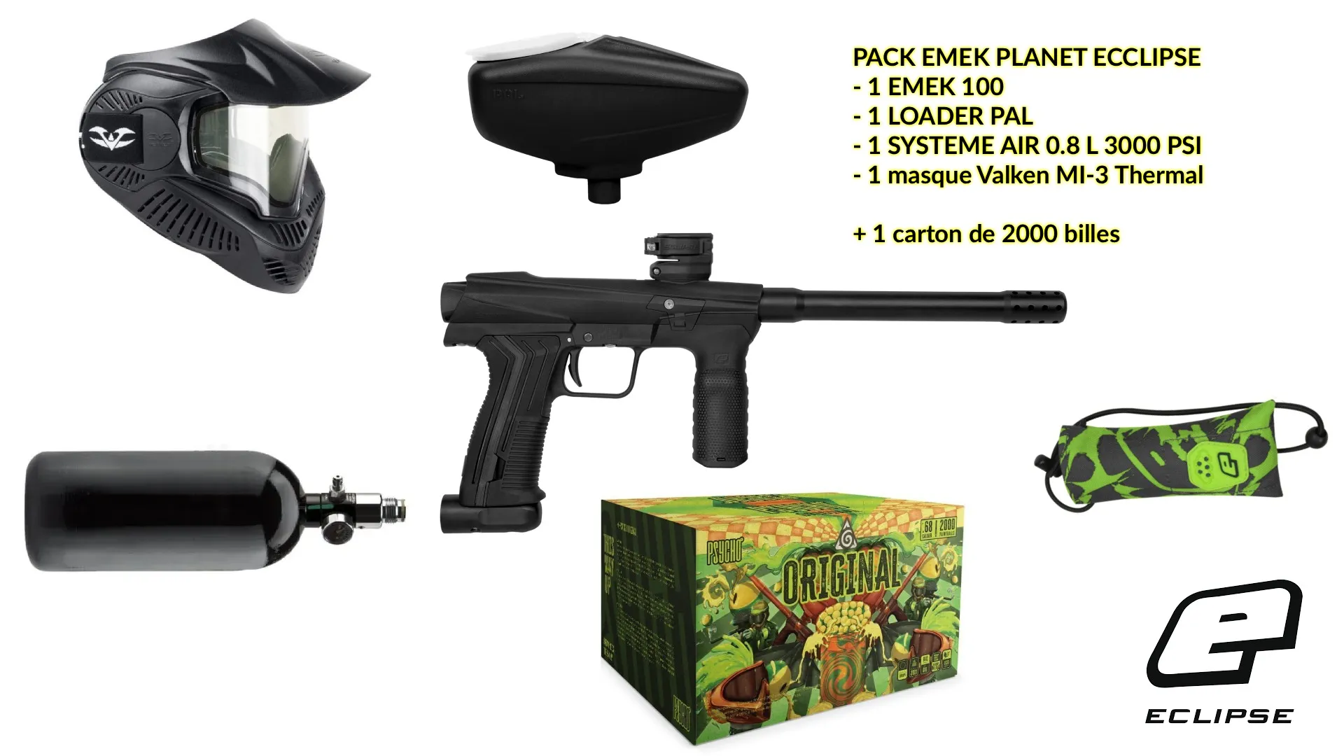 Pack Paintball EMEK 100 Complet-0