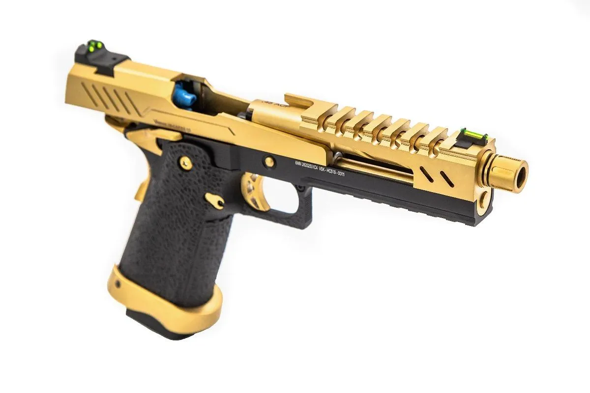 Réplique Gbb Gaz Hi-capa 5.1 Split Gold / Noir 1,0J-472377