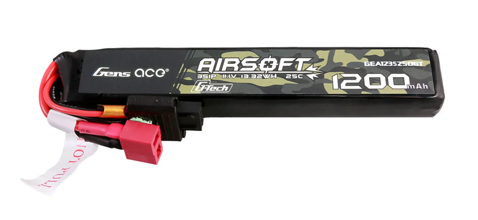 Batterie LiPo 11.1V 1200mAh 25C T-Dean G-Tech Genspow