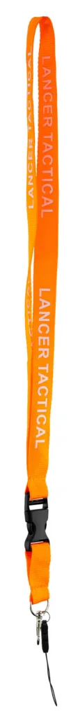 Lanière Orange Blaze Lancer Tactical - Embout Talkie Walkie