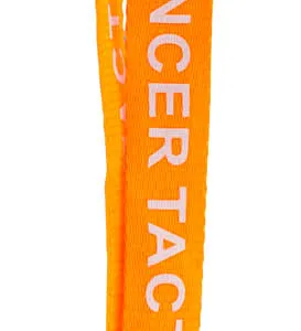 Lanière Orange Blaze Lancer Tactical - Embout Talkie Walkie