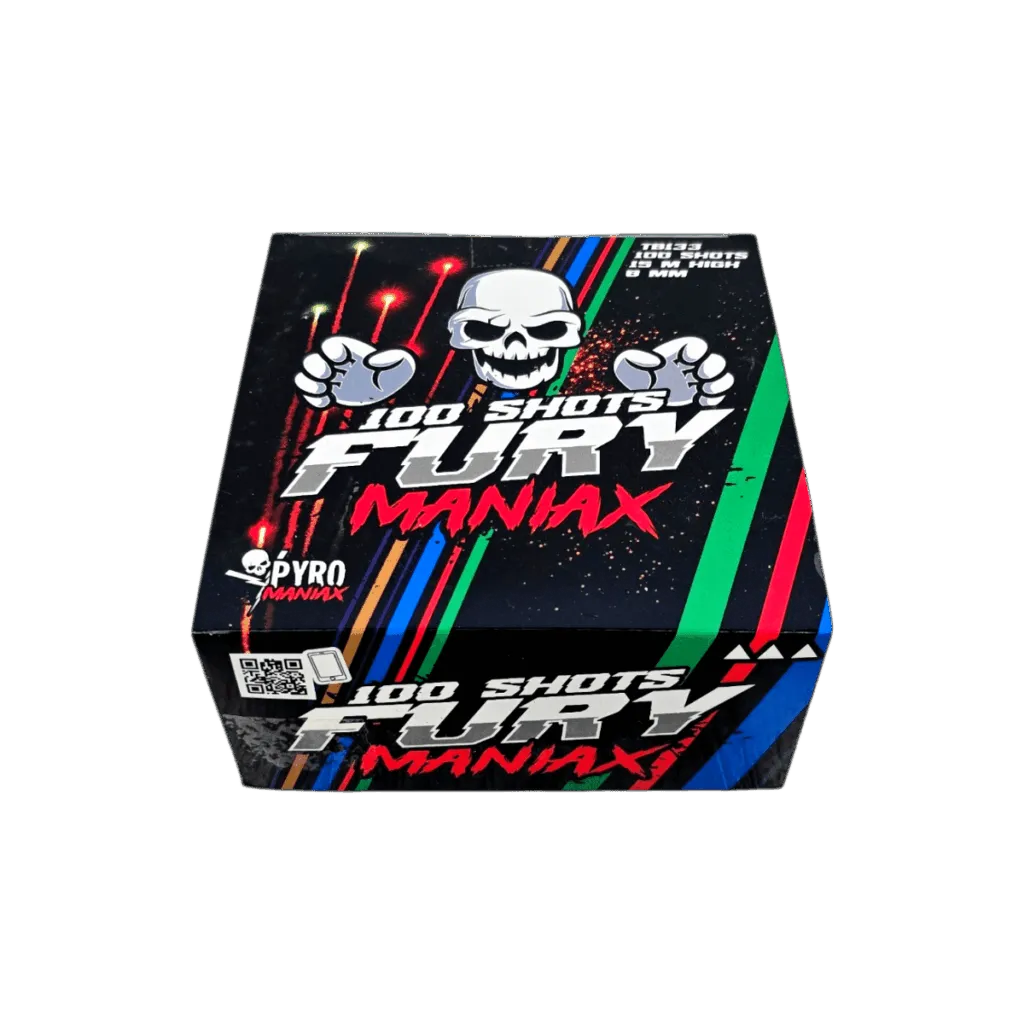 batterie 100 coups multi effets FURY MANIAX-0