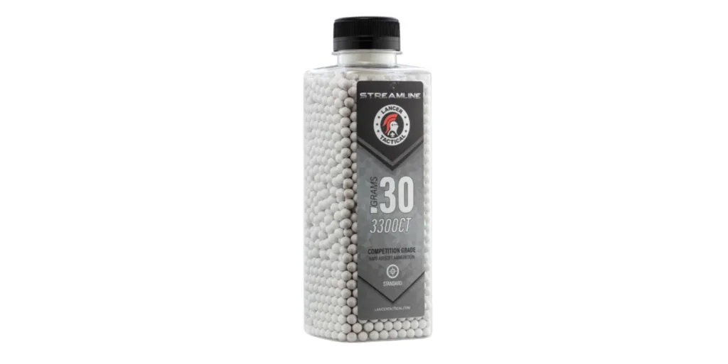 Billes Airsoft Lancer Tactical Streamline 0.30g 3300 billes-0