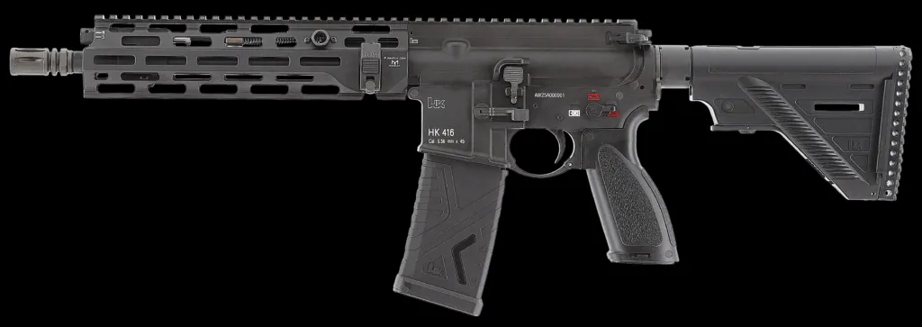 Carabine HK416 A5 BBS 6MM GAZ 1,0 J FULL AUTO - Black