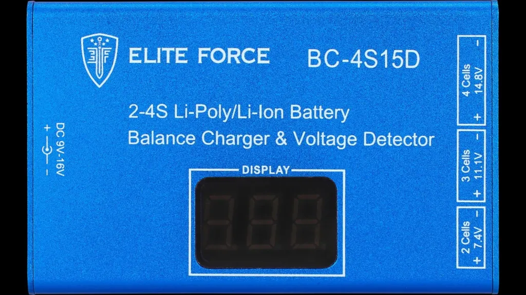 Chargeur POUR Batterie LIPO Elite Force 7,4 A 14,8 V 2-4S