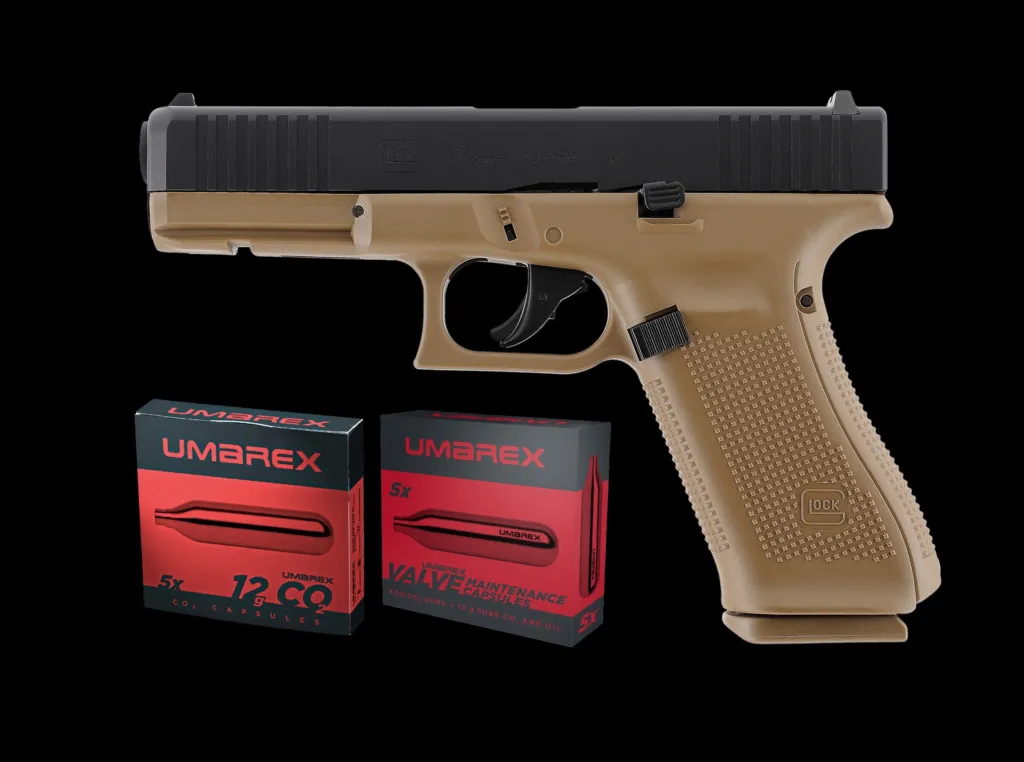 Pack PIST Glock 17 GEN5 CAL 43 Paintball T4E Coyote
