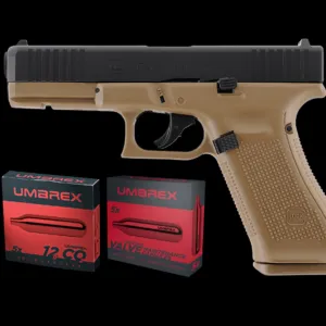 Pack PIST Glock 17 GEN5 CAL 43 Paintball T4E Coyote