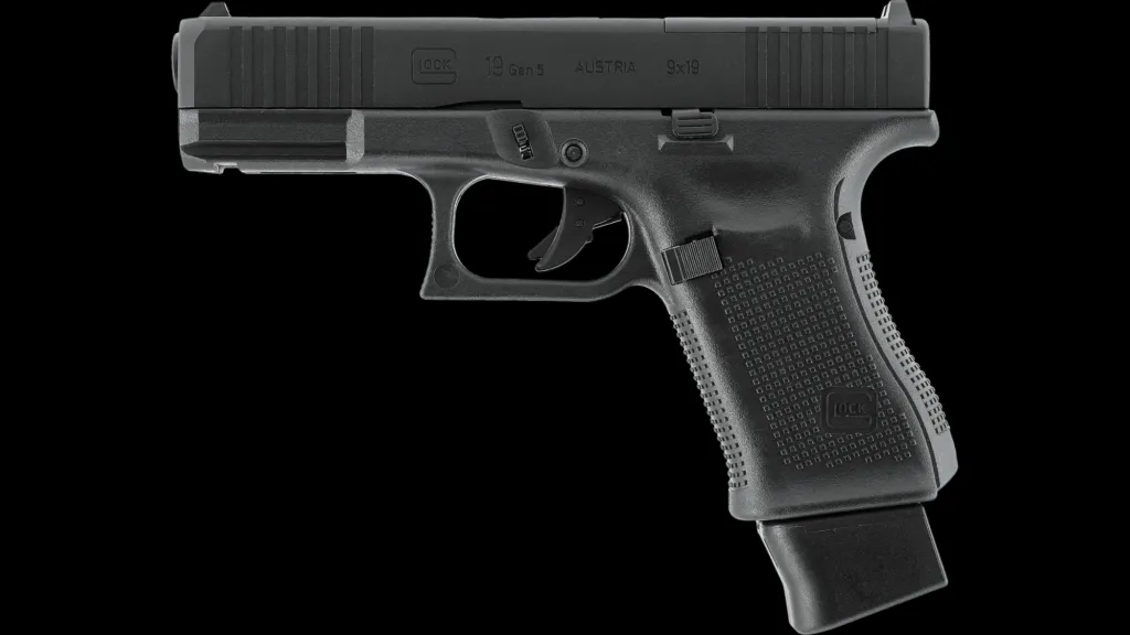 Pistolet Glock 19 GEN5 MOS BBS 6MM CO2 < 1J Black AVEC 4 Interfaces