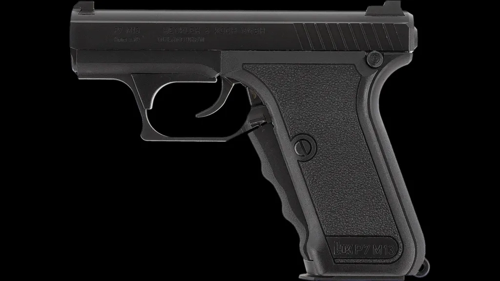 Pistolet H&k P7 M13 BBS 6MM GAZ < 1J