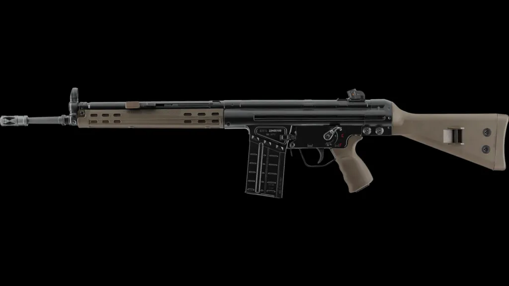 Pistolet Heckler&koch G3 BBS 6MM GAZ 1,0 J