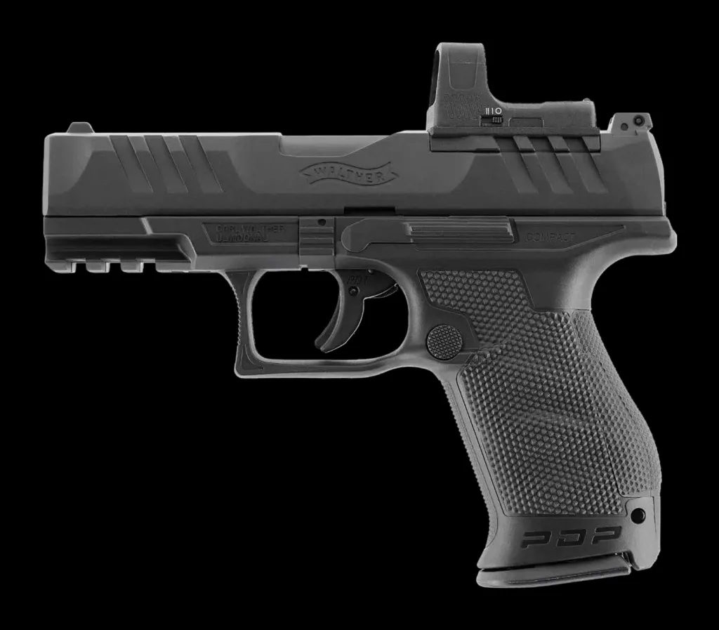 Pistolet Walther PDP Compact 4'' Combo RDS 8 BBS 6MM CO2 < 2,0 J Blowback
