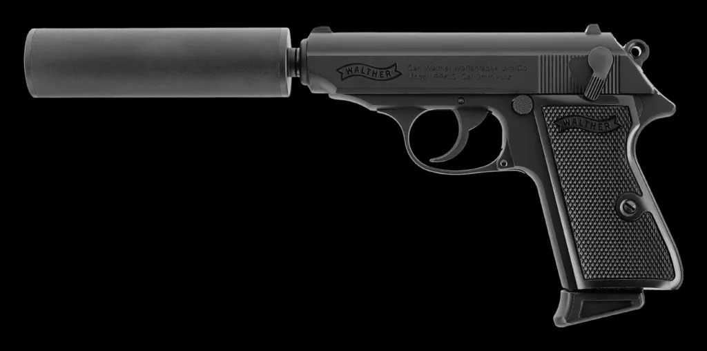 Pistolet Walther PPK/S BLK KIT BBS 6MM GAZ 1,0 J
