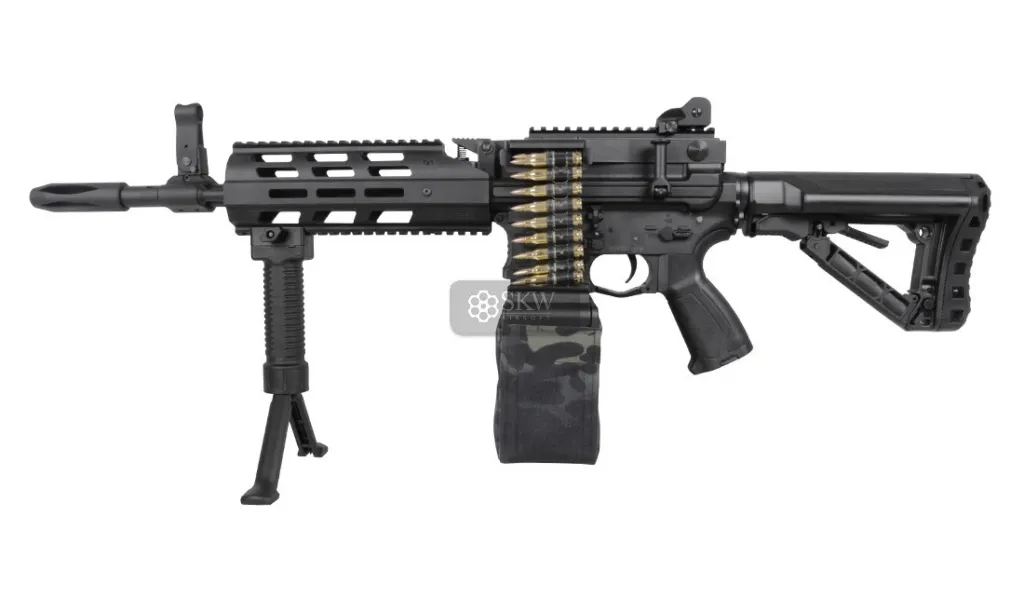 Réplique AEG G&G CM16 LMG Stealth Combo