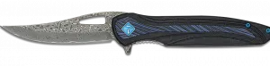 Couteau pliant Tokisu G10 Damas CNC avec insertion
