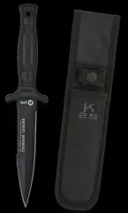 Couteau K25 Botero lame scié avec étui, 12.1 cm