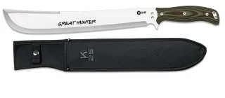 Machette K25 Great Hunter G10 vert/noir, 37 cm