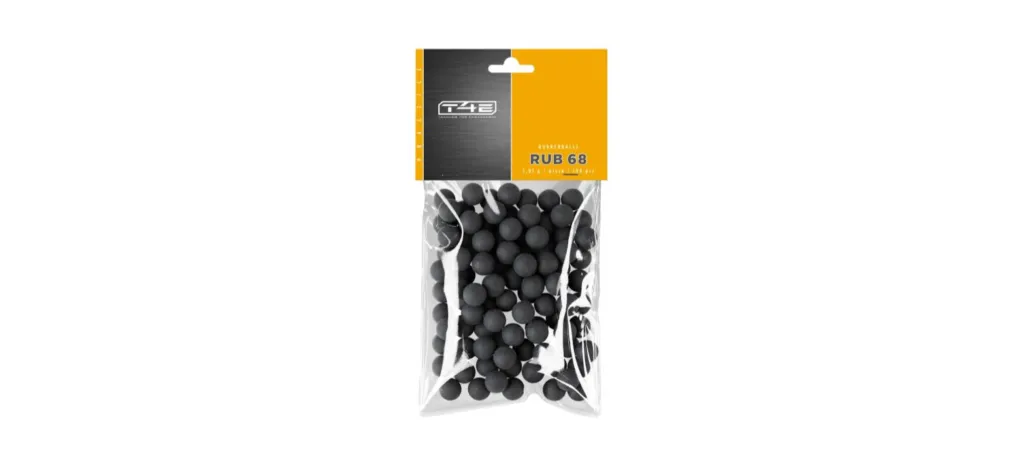 Billes Caoutchouc Entrainement Cal 68 x100 RB Prac-Series T4E-0