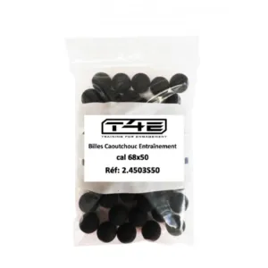 Billes Caoutchouc Entrainement Cal 68 x50 RB Prac-Series T4E-0