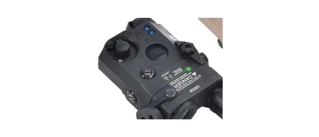 Boitier Laser PEQ15 UHP Laser Vert IR Et Lampe LED Noir-0